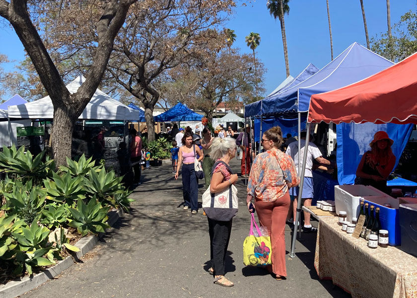 World Gone Good Goes on Location to the Santa Barbara Farmers Market